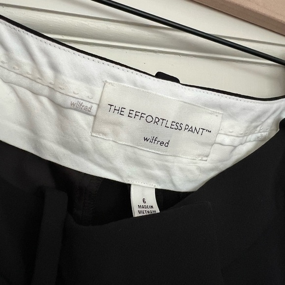 Aritzia Wilfred THE EFFORTLESS PANT - Black - Size 6 - Picture 4 of 4